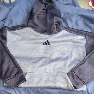 Adidas Two-Tone Gray Hoodie